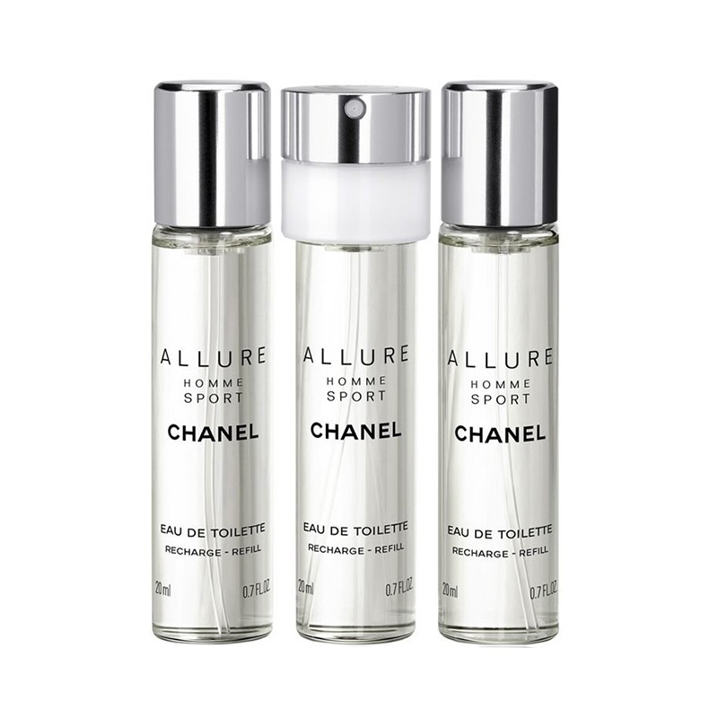 Chanel Allure Homme Sport Eau De Parfum Extreme Spray 3x20ml Refils