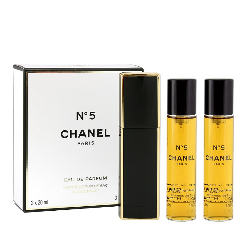 Chanel No.5 Eau de Parfum 3x20ml (Refill) For Women