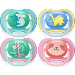 PHILIPS AVENT 2 DECO ULTRA SOFT SOOTHERS 18M+ – MIXED