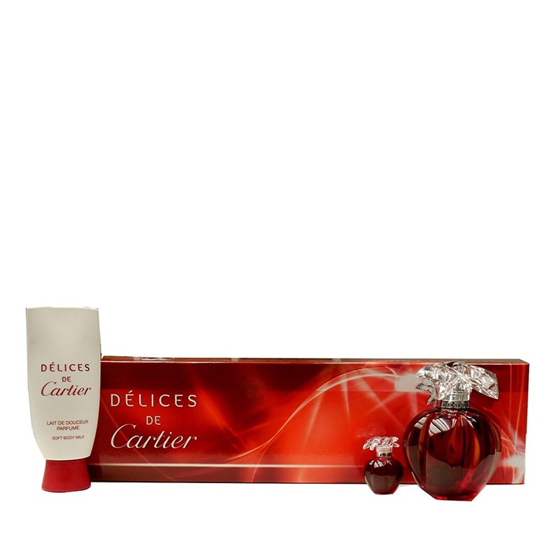 Perfume Coffret Set Cartier Delices 100Ml