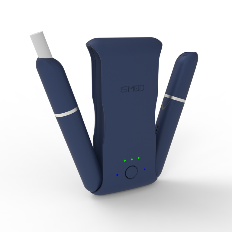 Mengotti Couture® Ismod Ii Plus Tobacco Heating Device Royal Blue 5.II_Plus_OpenV_withCig_Blue_1024x1024.png