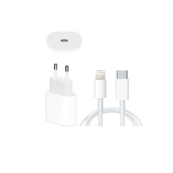 APPLE POWER ADAPTER + LIGHTNING CABLE