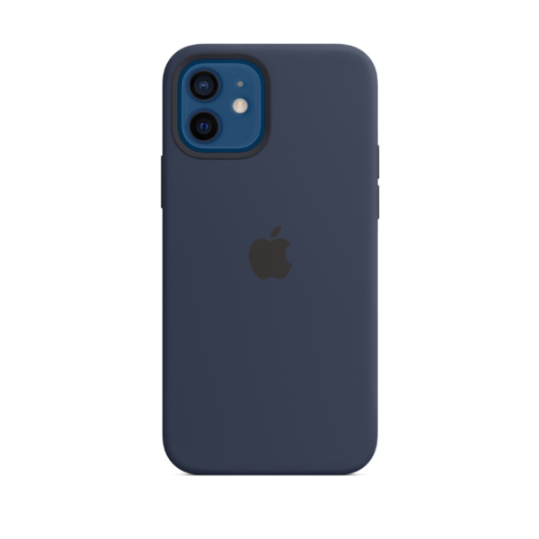 APPLE SILICON CASE FOR IPHONE 12/12 PRO BLUE