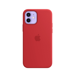 APPLE SILICON CASE FOR IPHONE 12/12 PRO RED
