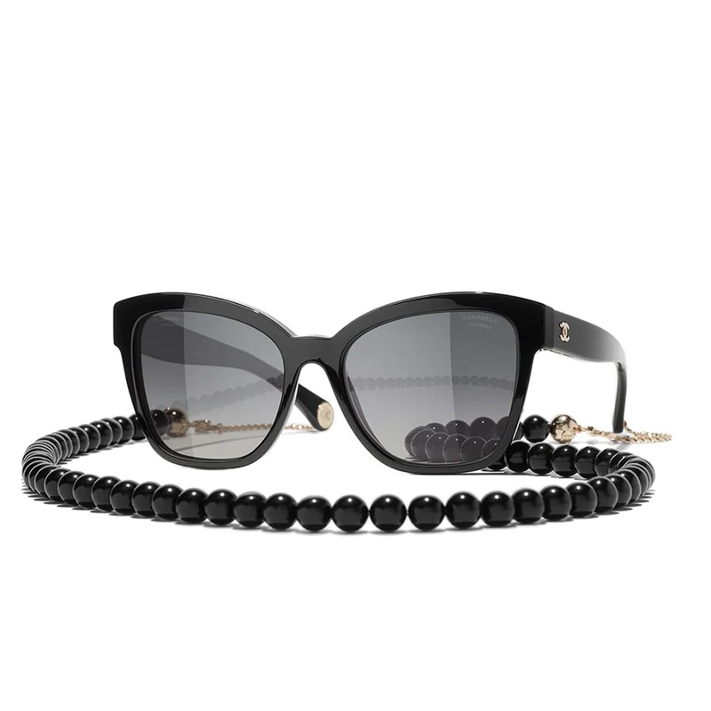 Mengotti Couture® Chanel Square Sunglasses 5487 Black CHANEL SQUARE SUNGLASSES 5487 BLACK-01