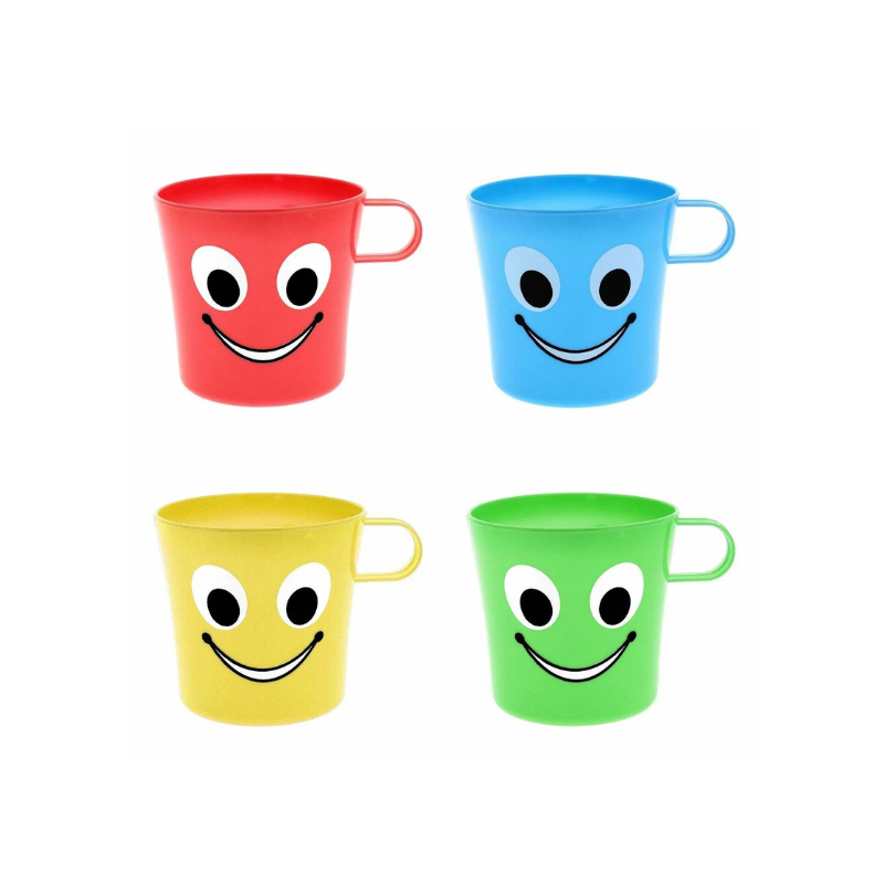 FUNNY COLORED PLASTIC KIDS MUG