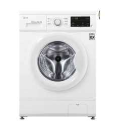 LG WASHER FRONT LOAD 8 KG 1400 RPM WHITE