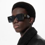 Mens 2022 Designer CLASH MASK Oversized Square Sunglasses Z1593W