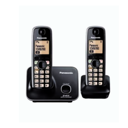 PANASONIC CORDLESS PHONE – 2 HANDSETS – CALLER ID
