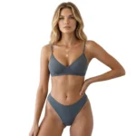 Mondo Grey Two Piece Womens Swimsuit