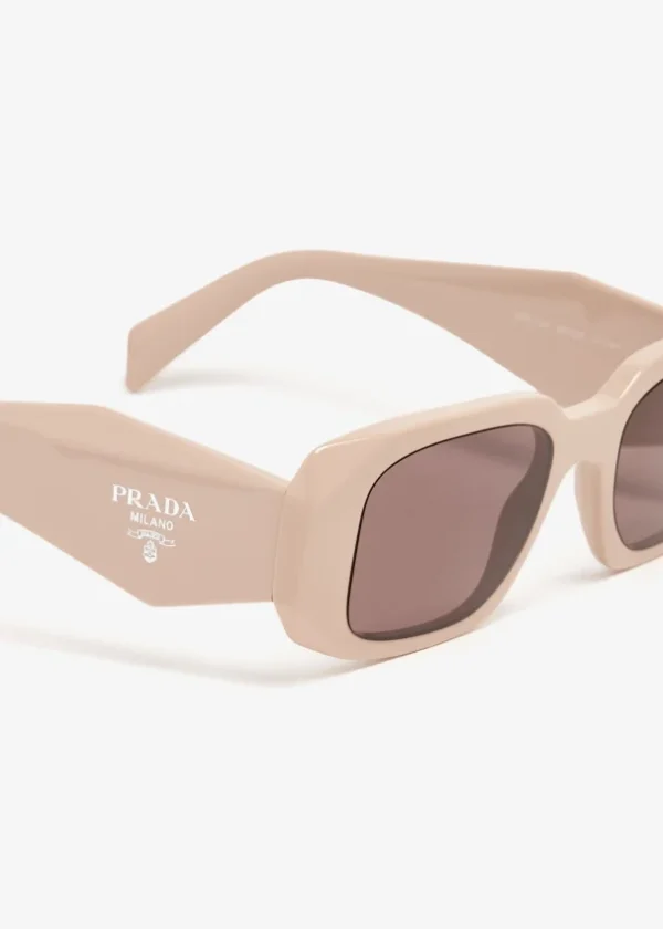 Prada PR 17WS Symbole Transparent Pink Lens