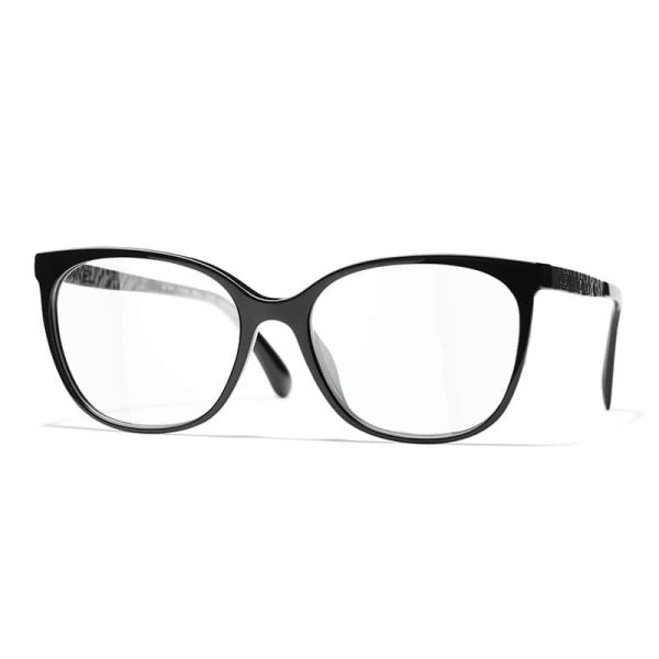 Mengotti Couture® Chanel 3410 Square Eyeglasses Black Chanel-3410-Square-Eyeglasses-Black-2.jpg