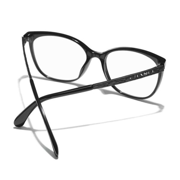 Mengotti Couture® Chanel 3410 Square Eyeglasses Black Chanel-3410-Square-Eyeglasses-Black-4.jpg