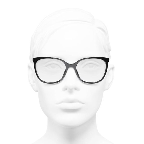 Mengotti Couture® Chanel 3410 Square Eyeglasses Black Chanel-3410-Square-Eyeglasses-Black-5.jpg