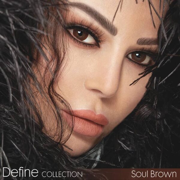 Mengotti Couture® Soul Brown Celena Colored Contact Lenses Define-collection-SOUL-BROWN.jpg