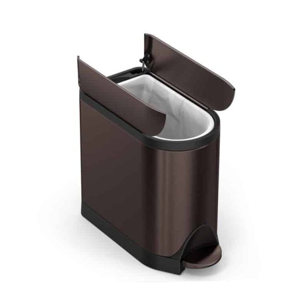 Mengotti Couture® Simplehuman Butterfly Step Trash Can 10 L Bronze Simplehuman-Butterfly-Step-Trash-Can-10-L-Bronze-2.jpg