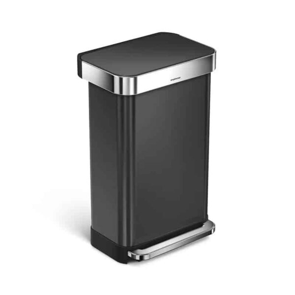 Mengotti Couture® Simplehuman Rectangular Pedal Bin With Liner Pocket 45 L Black Steel products-ana-glasses-2-1.jpg