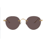 CARTIER SIGNATURE C DE CARTIER ROUND SUNGLASSES GOLD