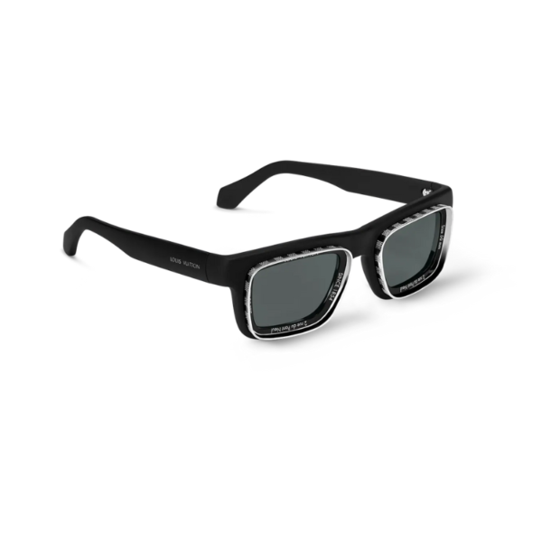 LOUIS VUITTON LV SUPER VISION NARROW SUNGLASSES BLACK