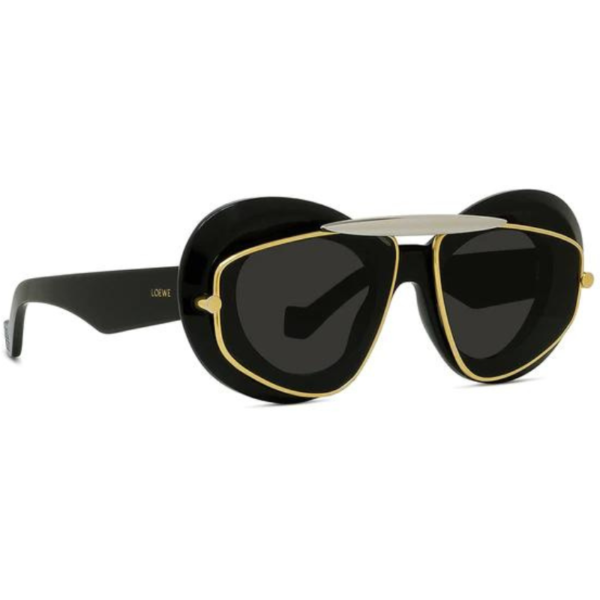 Mengotti Couture® Loewe Double Frame LW 40120 I 01A Cat Eye Sunglasses Loewe Double Frame LW 40120 I 01A Cat Eye Sunglasses