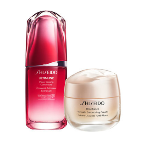 SHISEIDO UTM POWER + BNF WRINKLE SMOOTHING SET (50+30ML)