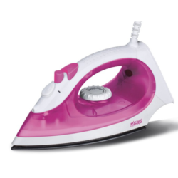 DSP COLORED STEAM IRON, 1600 WATTS