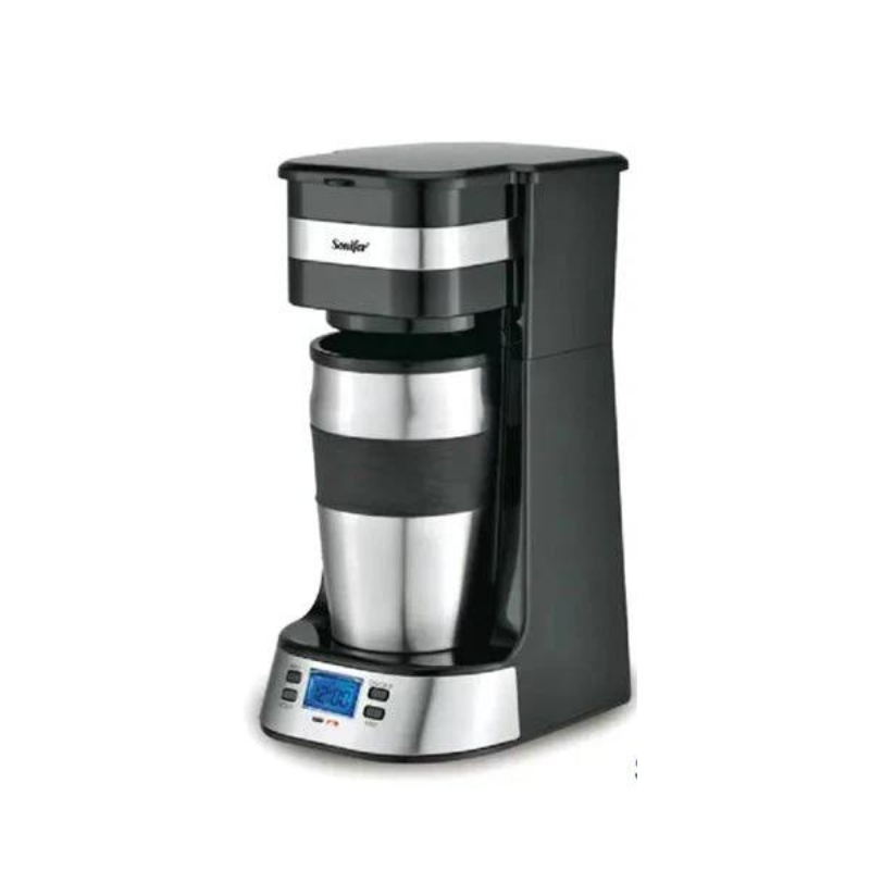 SONIFER SF-3566, SINGLE CUP ELECTRIC DRIPPER COFFEE MAKER – BLACK