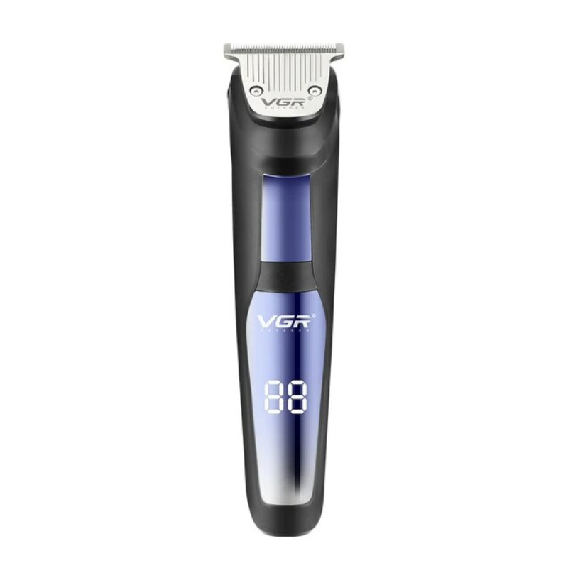 VGR V-292 WATERPROOF HAIR CLIPPER ELECTRIC LED DISPLAY