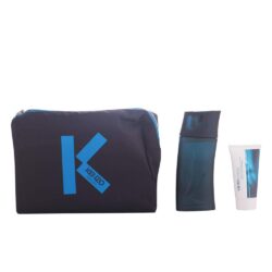 Kenzo Homme Gift Set 3.4oz (100ml) EDT + 1.7oz (50ml) AS Balm + Wash Bag