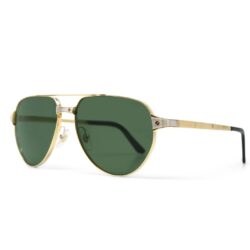Cartier Signature CT0425S SUN Gold - Green Sunglasses