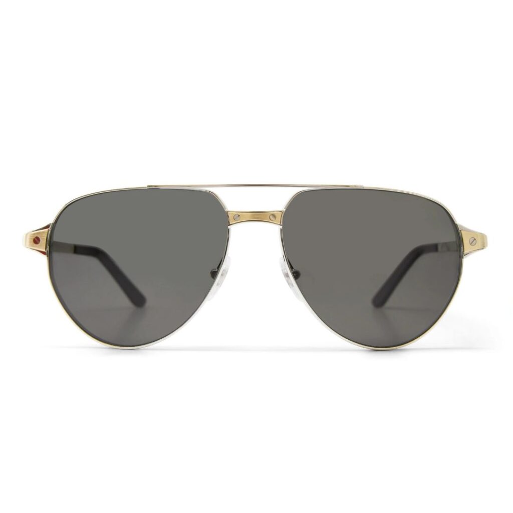 Cartier Signature CT0425S SUN Gold Platinum Sunglasses