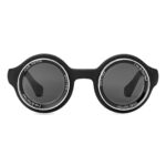 LOUIS VUITTON z2501u Black Round 'LV Super Vision' Sunglasses