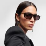 Yves Saint Laurent - SL 605 Luna Black Sunglasses