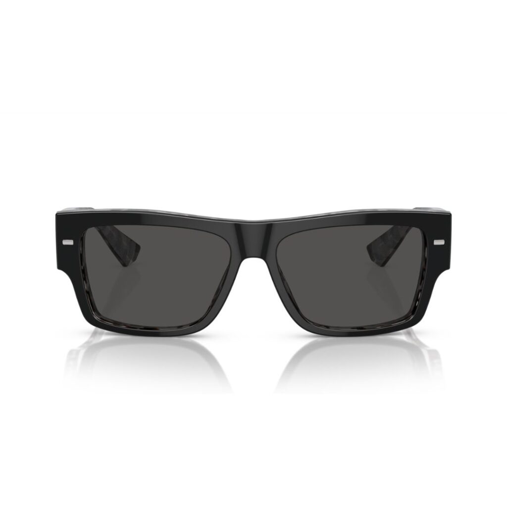Dolce & Gabbana Black Grey Havana Sunglasses DG4451