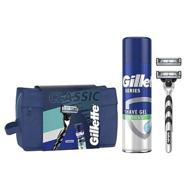 Mengotti Couture® Gillette Mach3 3 Pcs Pouch Giftset