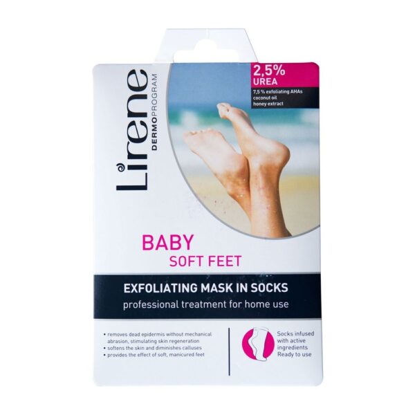 Mengotti Couture® Lirene Exfoliating Feet Mask In Socks Lirene Exfoliating Feet Mask In Socks