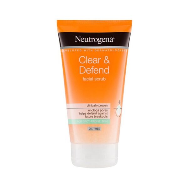 Mengotti Couture® Neutrogena Clear & Defend Facial Scrub 150Ml Neutrogena Clear & Defend Facial Scrub 150Ml