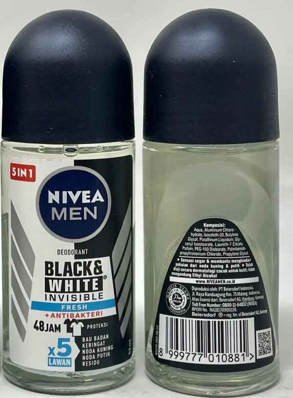 Mengotti Couture® Nivea H Deo Roll B&W Inv. Fresh 50Ml