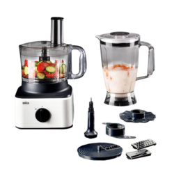 Braun, Food Processor 8 In 1 800W 2.1L White