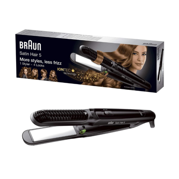 Mengotti Couture® Braun Hair Straightener Satin Hair 5