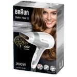 Braun Satin Hair 5 PowerPerfection Dryer With Ionic Function & Styling Nozzle