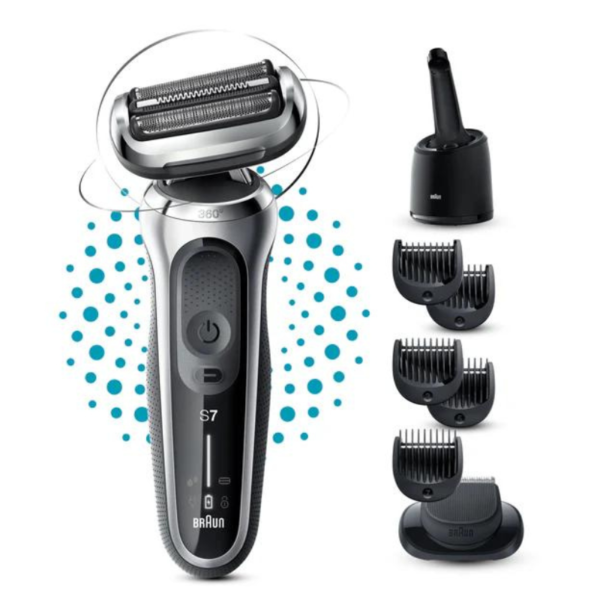 Braun Shaver Electric Razor With 360 Degree Adaptation 4 In 1