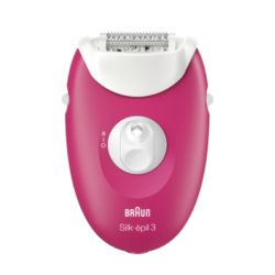 Braun Silk Epil 3 Epilator Raspberry Pink