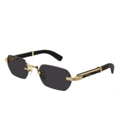 Cartier sunglasses CT0362S 001 54 - Gold Black Gray Premiere De Cartier