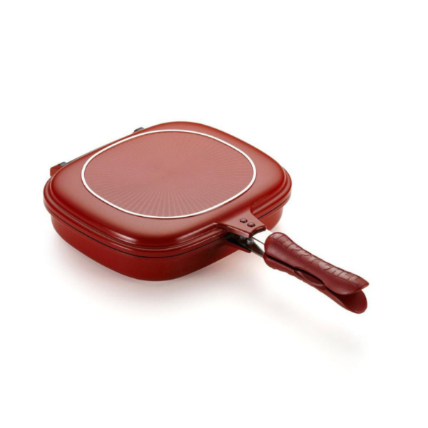 Dorsch Double Grill Pan – Red – 30cm