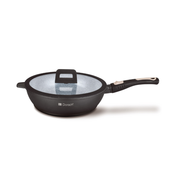 Dorsch Nonstick Deep Saute Pan with Lid 28cm