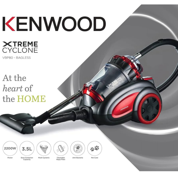 Kenwood Multi Cyclonic Bagless Vacuum Cleaner 2000W