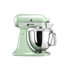 Kitchenaid Mixer Tilt-Head 4.8L Artisan Pistachio + 3 L Bowl + Flex Edge Beater