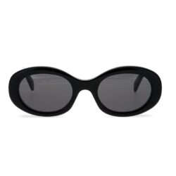 Celine Oval Sunglasses Cl40194U Black Logo