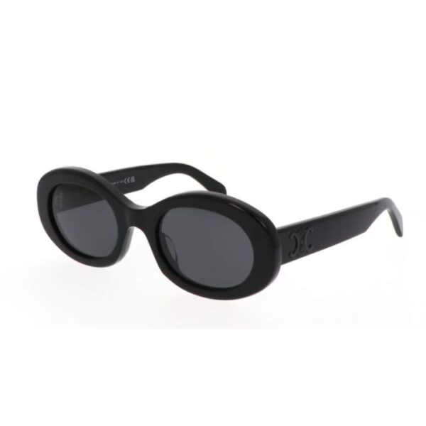 Celine Oval Sunglasses Cl40194U Black Logo